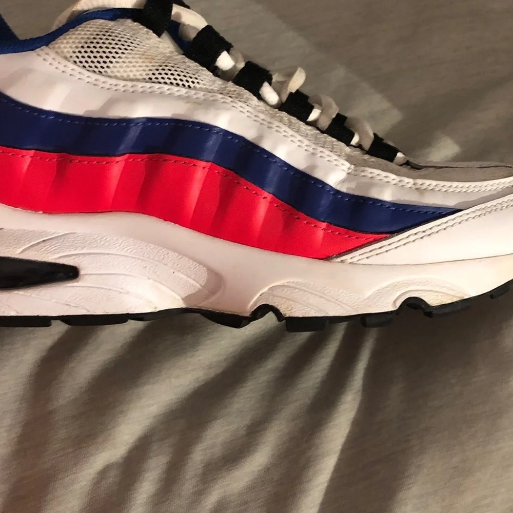 Nike Blue and White Sneakers
